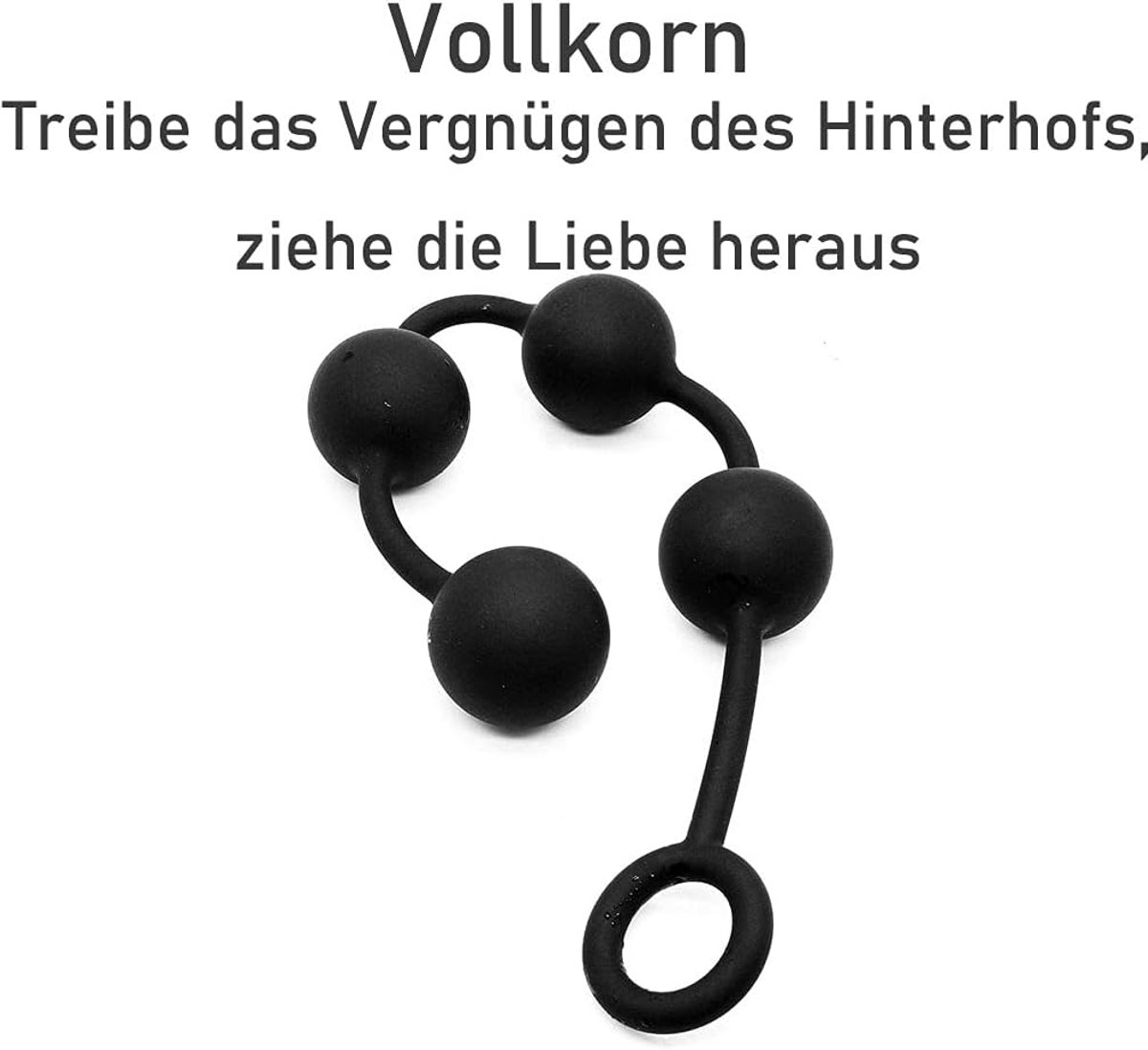 Unisex siliconen anale plug 4 pull kralen anale bal anale masturbatie erotische prostaatmassage anale dilatator mannelijk vrouwelijk homoseksueel anaal seksspeelgoed (M)