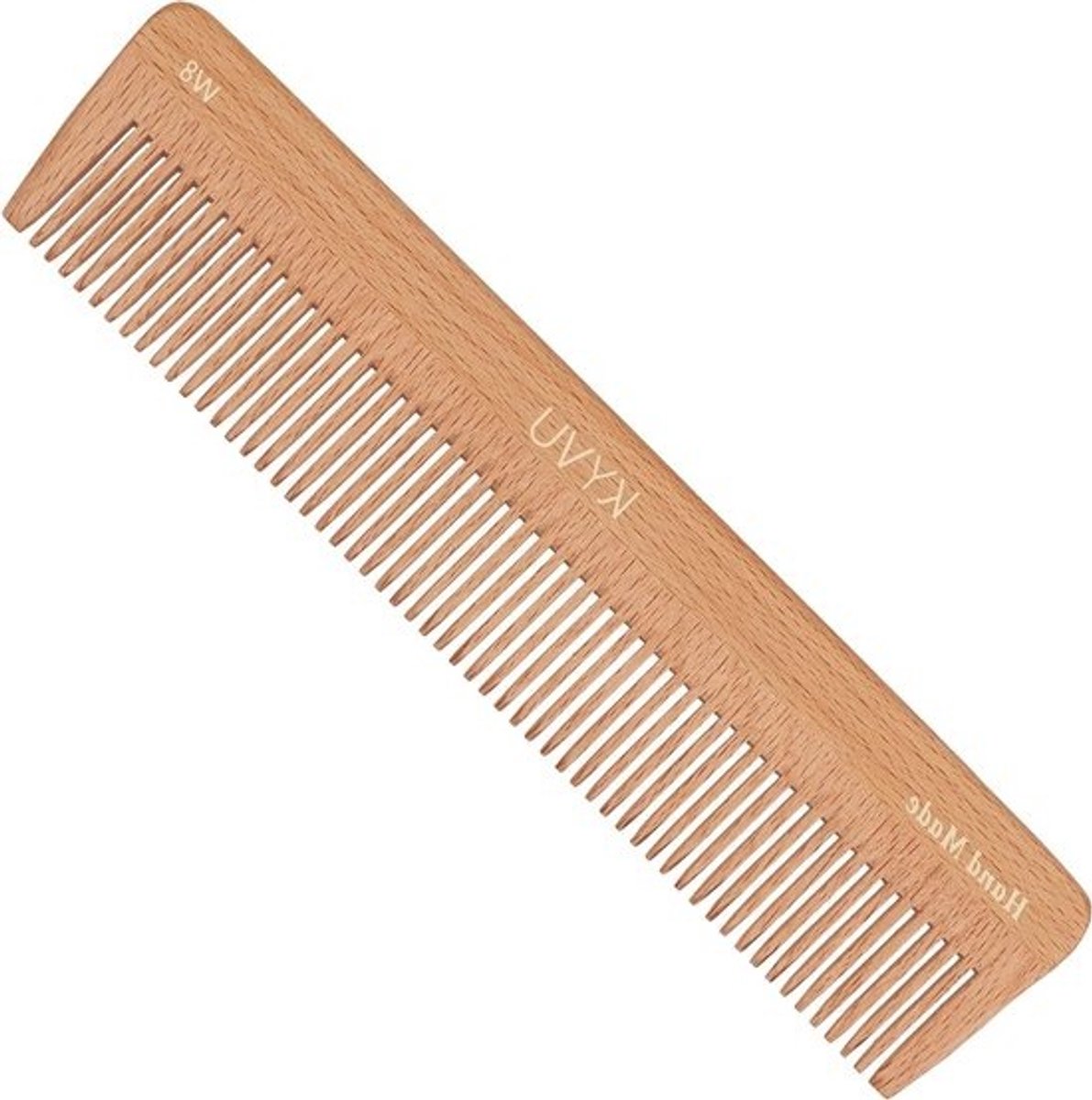 Houten Kam - Stoom Beuken Kam - Haar Verzorgen - Handgemaakt Antistatisch - 189 cm - Houtkleur