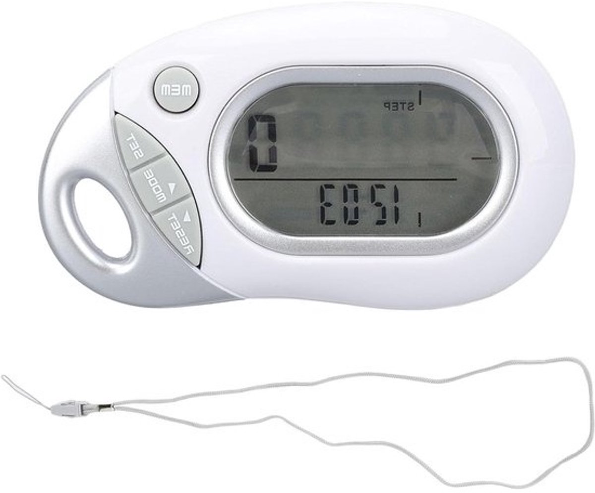 Wandel Stappenteller - Activiteitentracker Stapmeter - Gezondheid Bijhouden - 3D Sensor Nauwkeurig - 7 Dagen Geheugen - Zwart