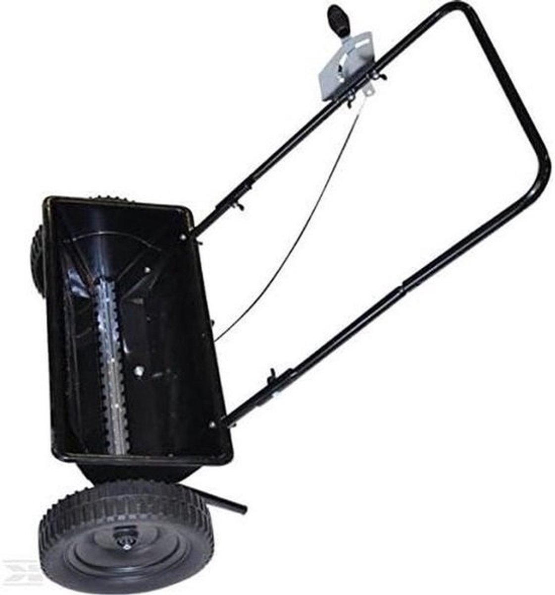 Strooiwagen - Handstrooier Gazon - Gazon Onderhoud - Handgeleid - 25 l - Groen