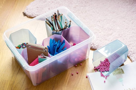Colour 14L Opbergdoos met Compartimenten — afbeelding 2