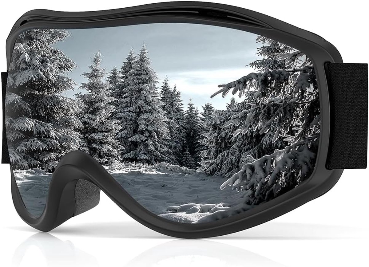Skibril voor heren, anti-condens, skimasker, OTG-bescherming, UV400-bescherming, snowboardbril en skibril, heren en dames, voor skiën, motorfiets, skateboard
