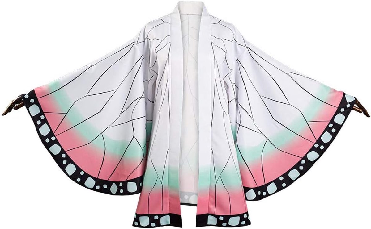 Shinobu cosplay kimono mantel Halloween kostuum cape