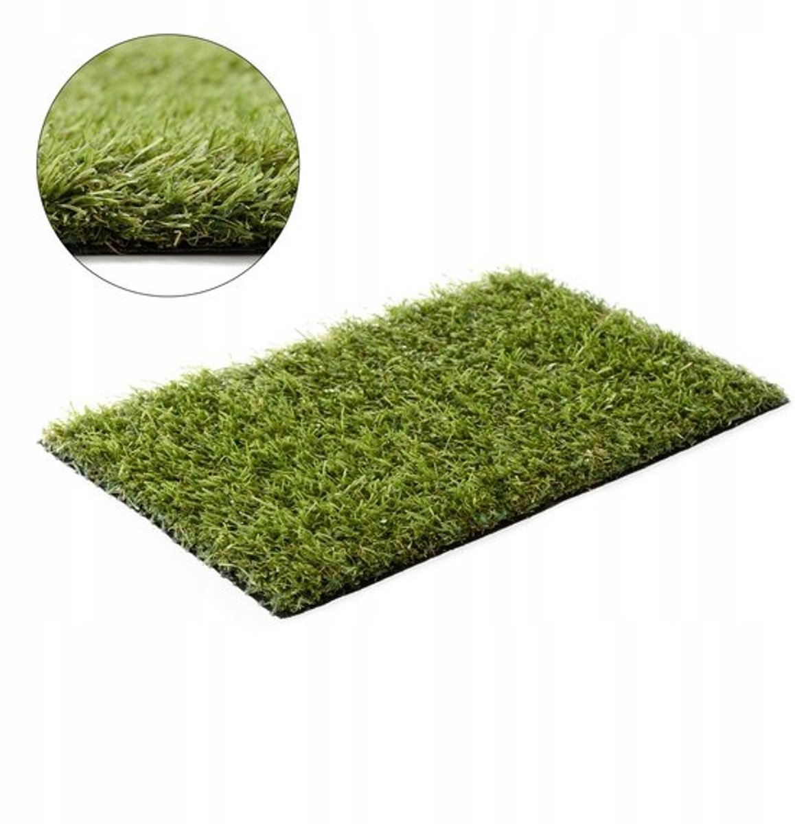 Merkloos Kunstgras 200x400 cm voor terras en balkon, 25 mm dik
