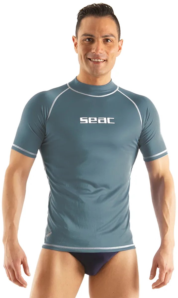 Seacsub T-sun Korte Mouw Rash Guard Grijs XL Man