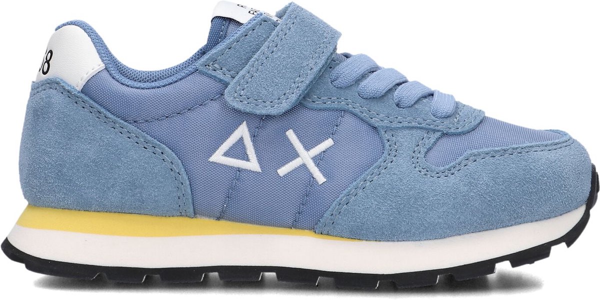 Sun68 Boys Tom Solid Sneakers - Jongens - Blauw - Maat 33