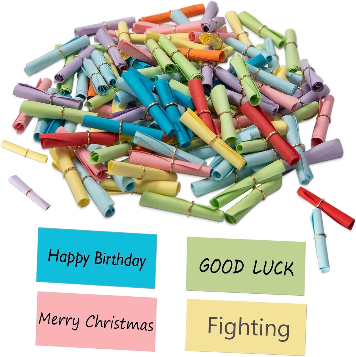 Losse Tombola losse losse om zelf te beschrijven, kleurrijke kleine etiketten voor kinderverjaardag, 120 stuks