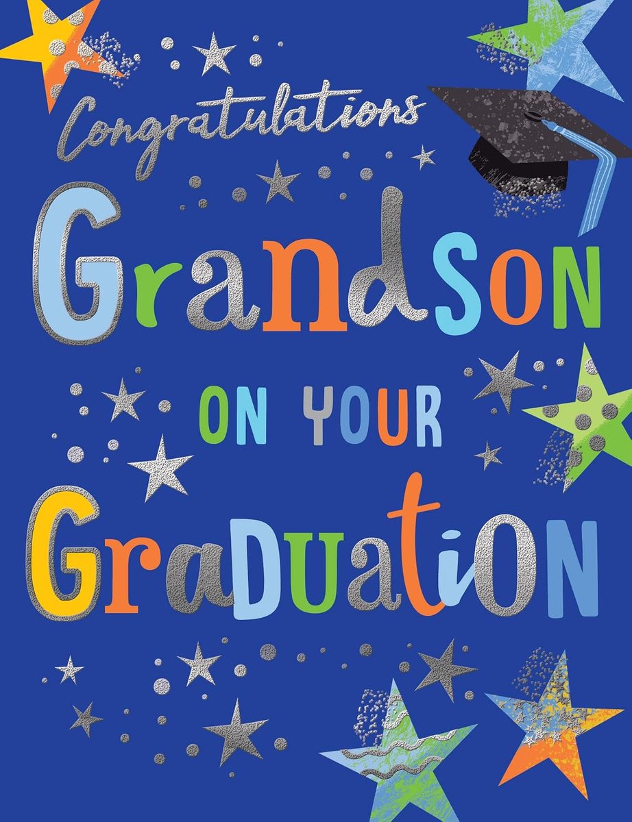 Garde Studios Gefeliciteerd Kleinzoon met je afstuderen - 8 x 6 inch