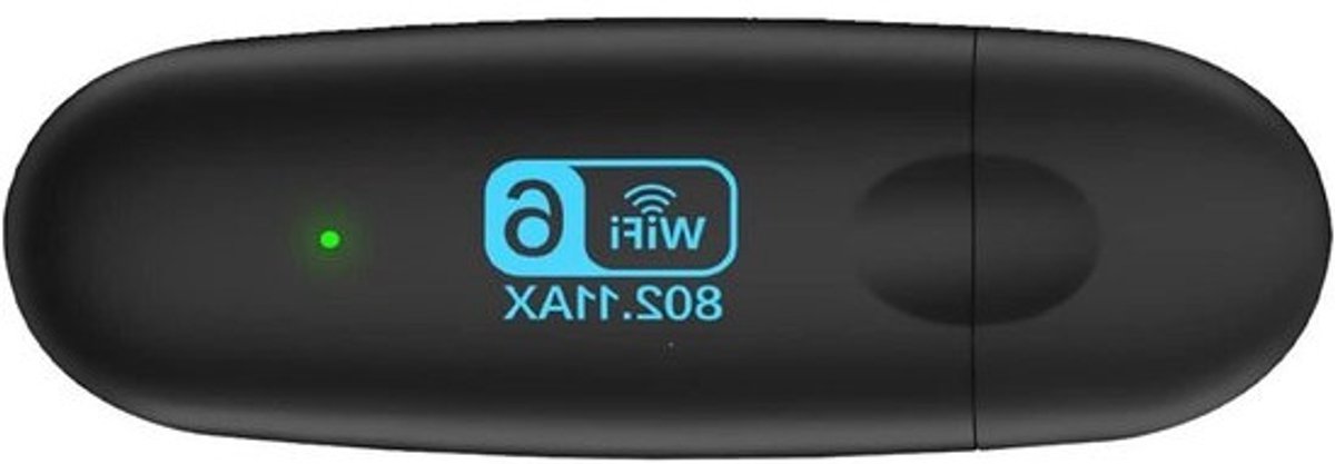 USB WiFi Adapter - Netwerkkaart Dongle - Internet Verbeteren - WiFi 6 MU-MIMO - USB 3.0 - Zwart