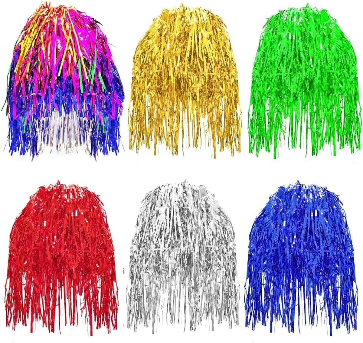 Pruiken voor verkleedpartijen, voor cosplay, feesten, Mardi Gras, Halloween en Kerstmis