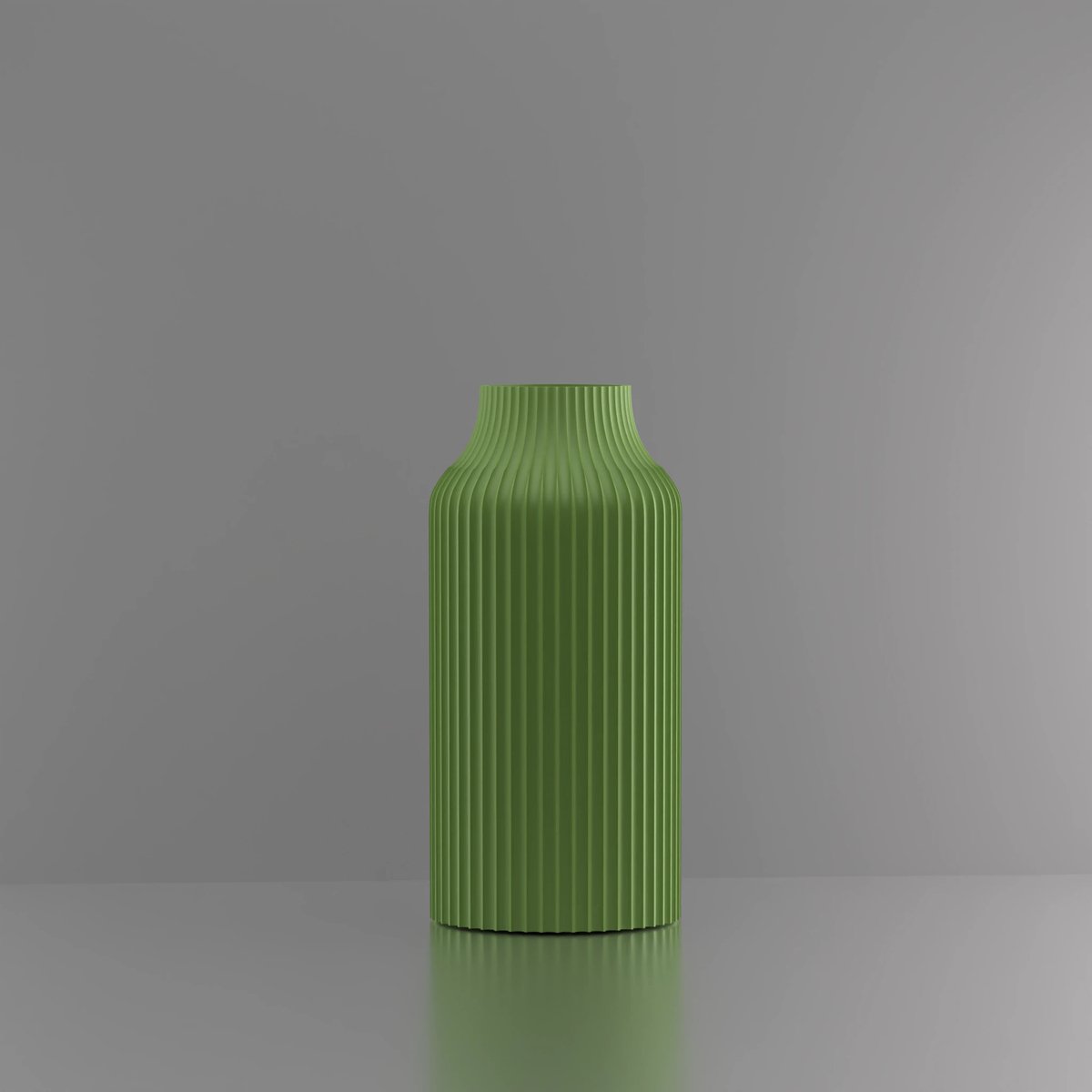 3d-gezellig Harmonie - Vaas - Lichtgroen - Maat 25 cm - 100% gerecycled PLA (bioplastic)