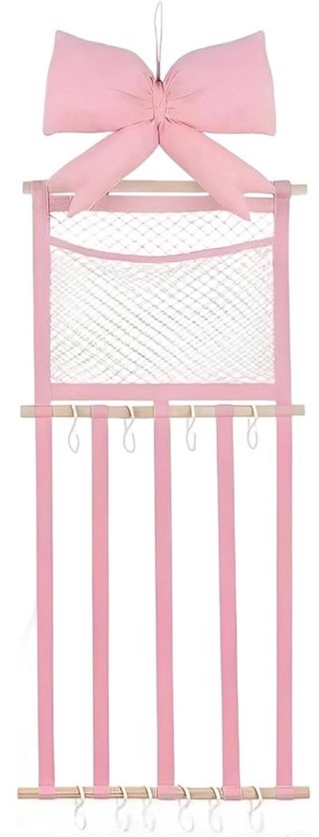 Haarstrikken Opbergorganizer - Haaraccessoires Houder - Kamer Ordenen - Ruimtebesparend Wandrek - 95x35cm - Niet gespecificeerd