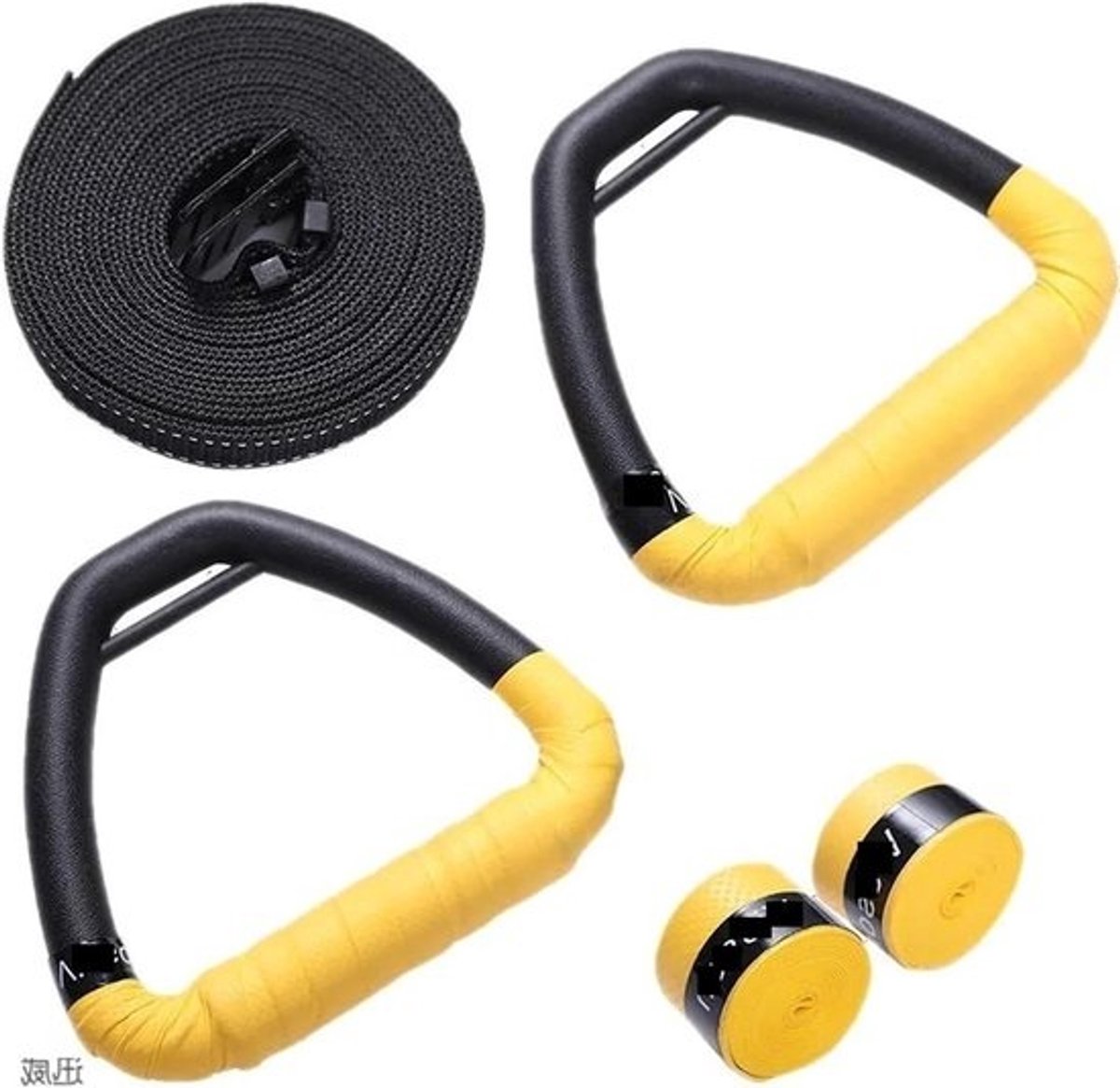 Calisthenics Ringen - Gymnastiek Ringen - Krachttraining Thuis - Verstelbare Riemen - 2 Meter - Zwart