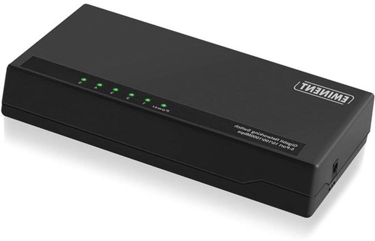 Netwerk Switch - Gigabit Switch Netwerkapparaat - Netwerk Uitbreiden - 5 Poorten 1000 Mbps - Niet Gespecificeerd - Wit