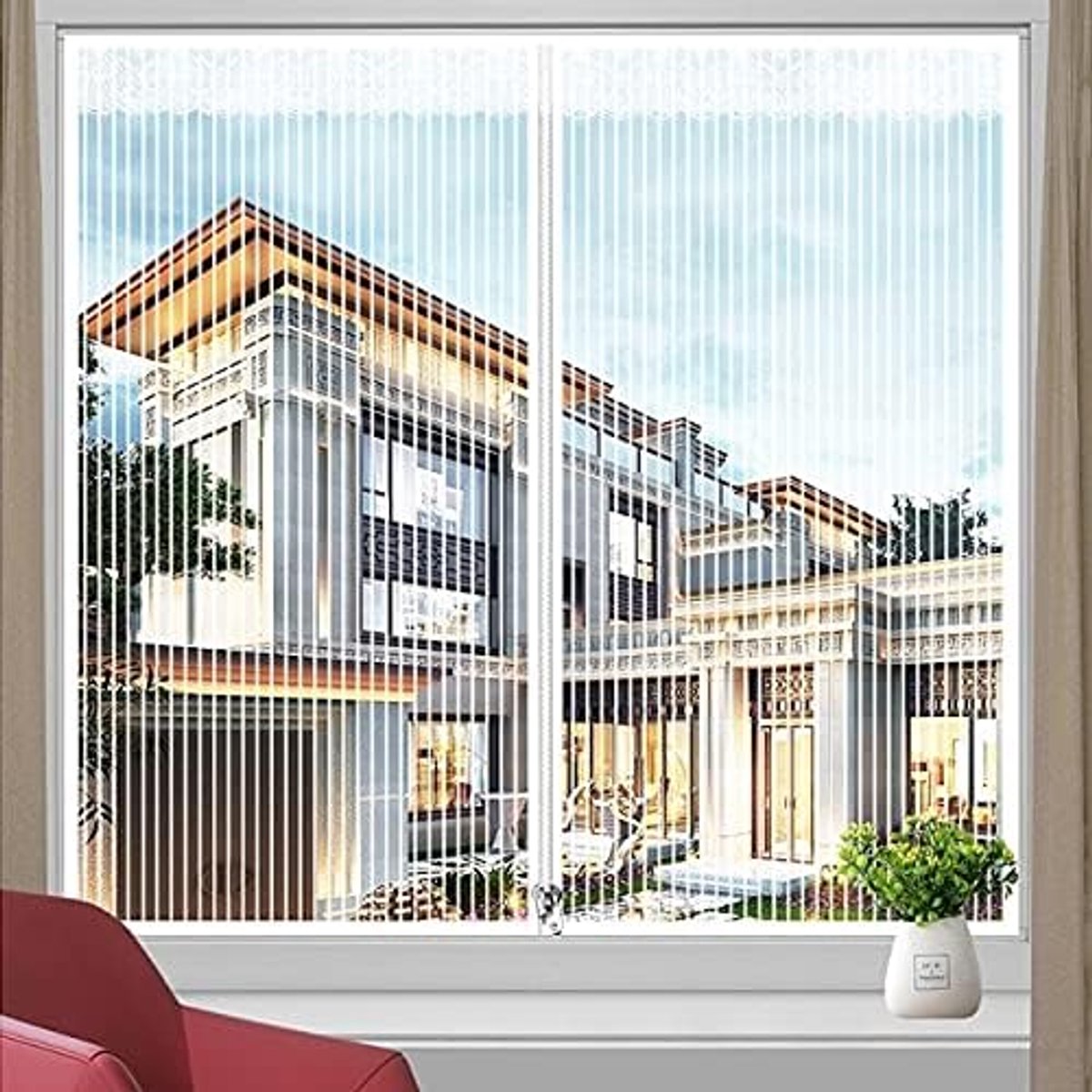 mosquito net Magnetic Screen Insect Mesh Window Curtain Anti Mosquito Net Self-Adhesive Mosquito-Proof Net Insect Mesh Window Screen-E,120X150Cm