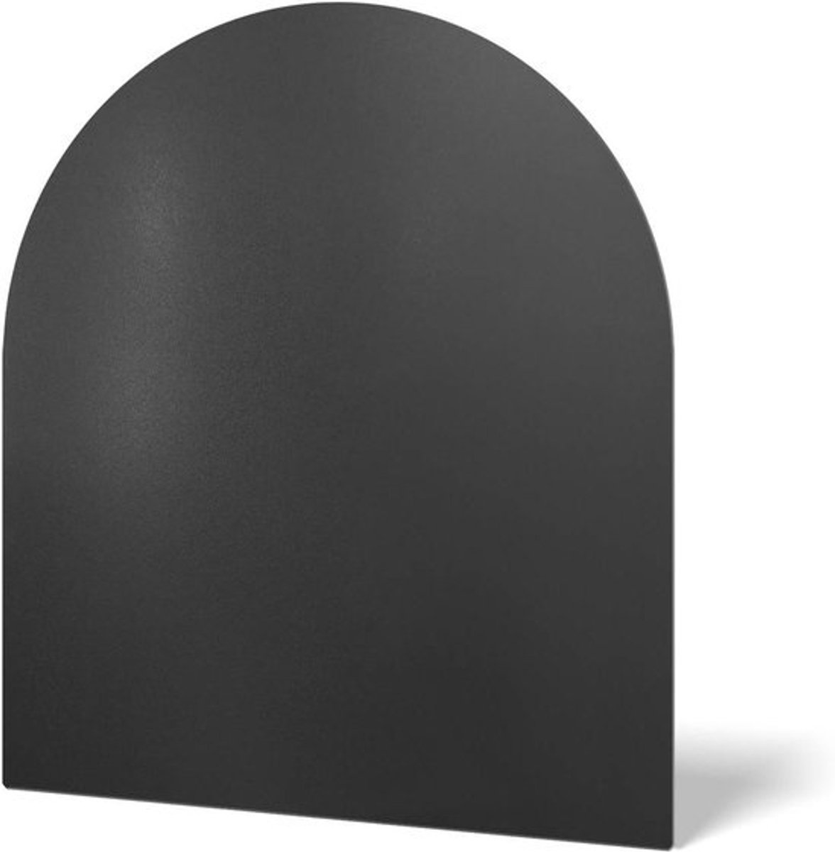 Kachelbodemplaat - Vloerbescherming Haard - Open Haard Gebruik - Hittebestendig Gepoedercoat - 80x90 cm - Zwart