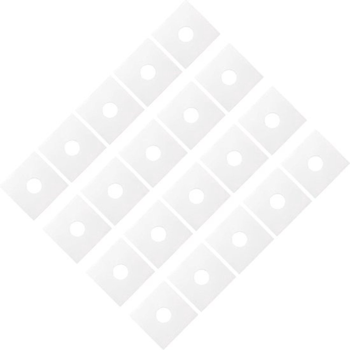 Platenhoezen - Albumhoezen Vinyl - Platen Beschermen - Vermindert Statische Elektriciteit - 7 inch Vierkant - Wit