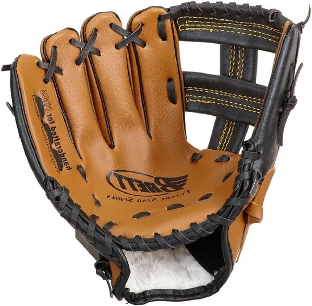Honkbalhandschoen - Veldhandschoen - Sporten - Direct Klaar Voor Gebruik - 12 Inch - Bruin Zwart
