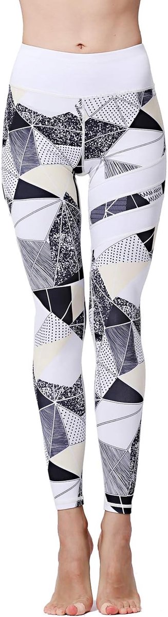 Lange Sportlegging Running Panty Hoge Taille Stretch Fitness Yoga Broek