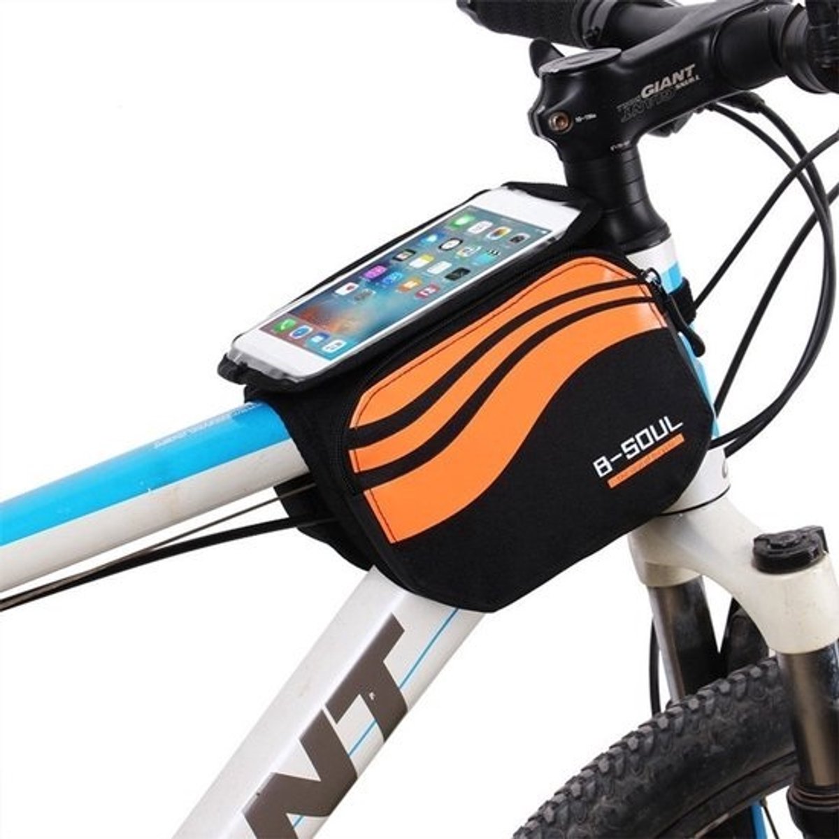 Allecto - Fietstas - Fietsframe Tas - Waterdicht - Oranje