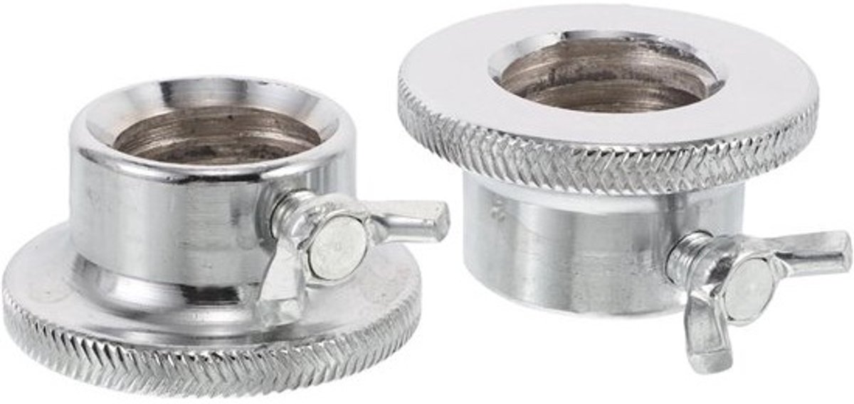 Barbell Klemmen - Halter Klemmen - Krachttraining Stabiliseren - Dubbele Vergrendeling - 6.10X5.20X2.60CM - Zilver