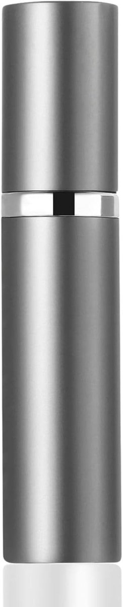 parfumverstuiver, mini-parfumverstuiver voor onderweg, lege spuitfles voor parfum, handtas, parfumflessen voor op reis, 5 ml (grijs)