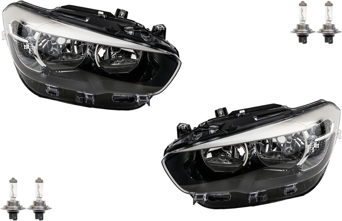 Koplampen Halogeen geschikt voor BMW 1 F20 F21 met H7 Set Li Re 15-17 met TFL