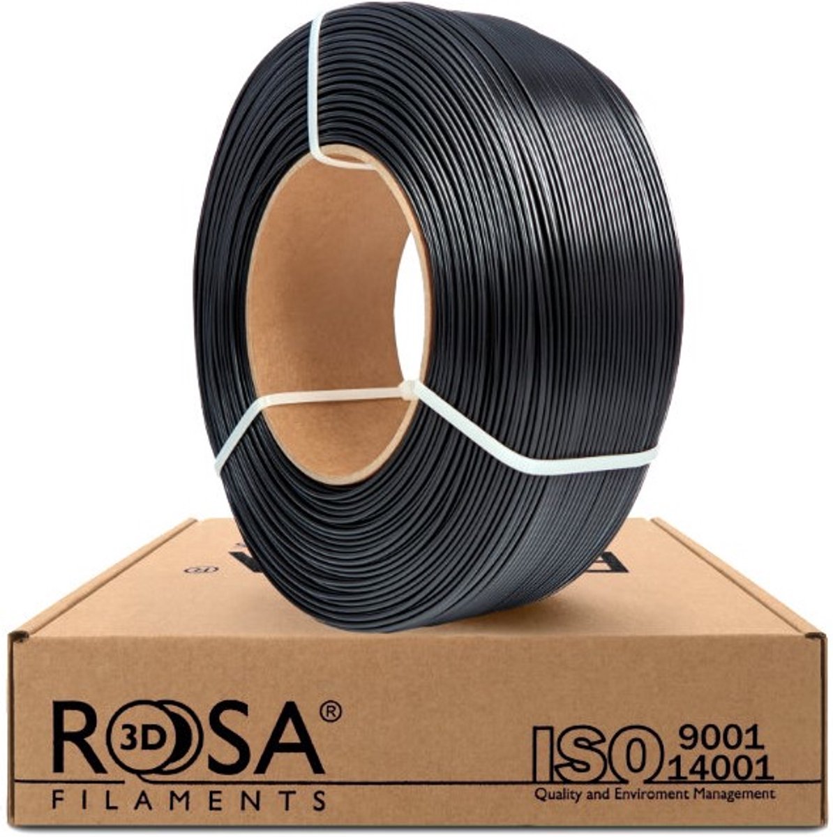 ROSA3D ABS+ Zwart 1,75 mm 1 kg Refill Filament