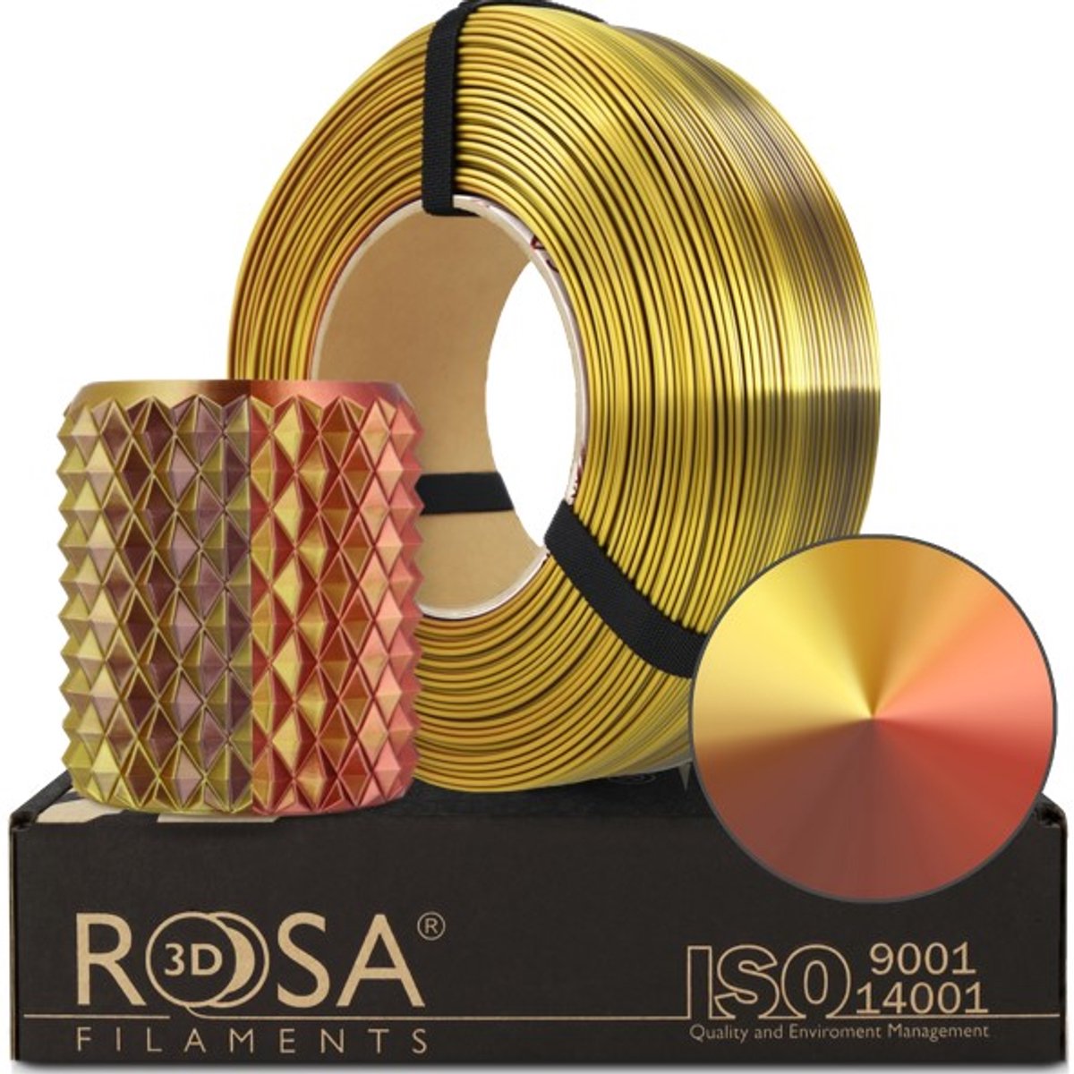 Rosa3D PLA Silk Magic Treasure 1,75 mm 1 kg Refill Filament