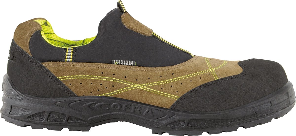 Cofra Miami mud S1PS FO SR instappers werkschoenen metaalvrij | Maat 43