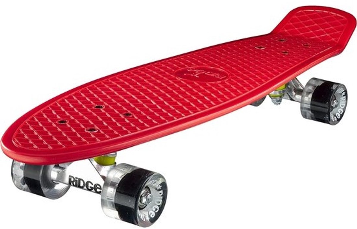 Cruiser Skateboard 69 cm /Transparant Flexibel Kunststof Deck voor Volwassenen en Jongeren
