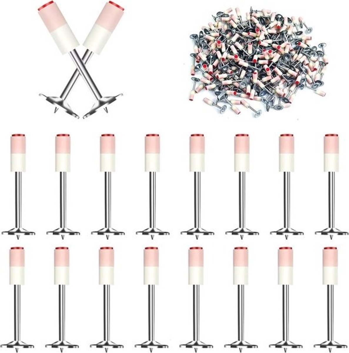 Kleine Betonnagels voor Plafondbevestiging - 50 stuks Stalen Nagels
