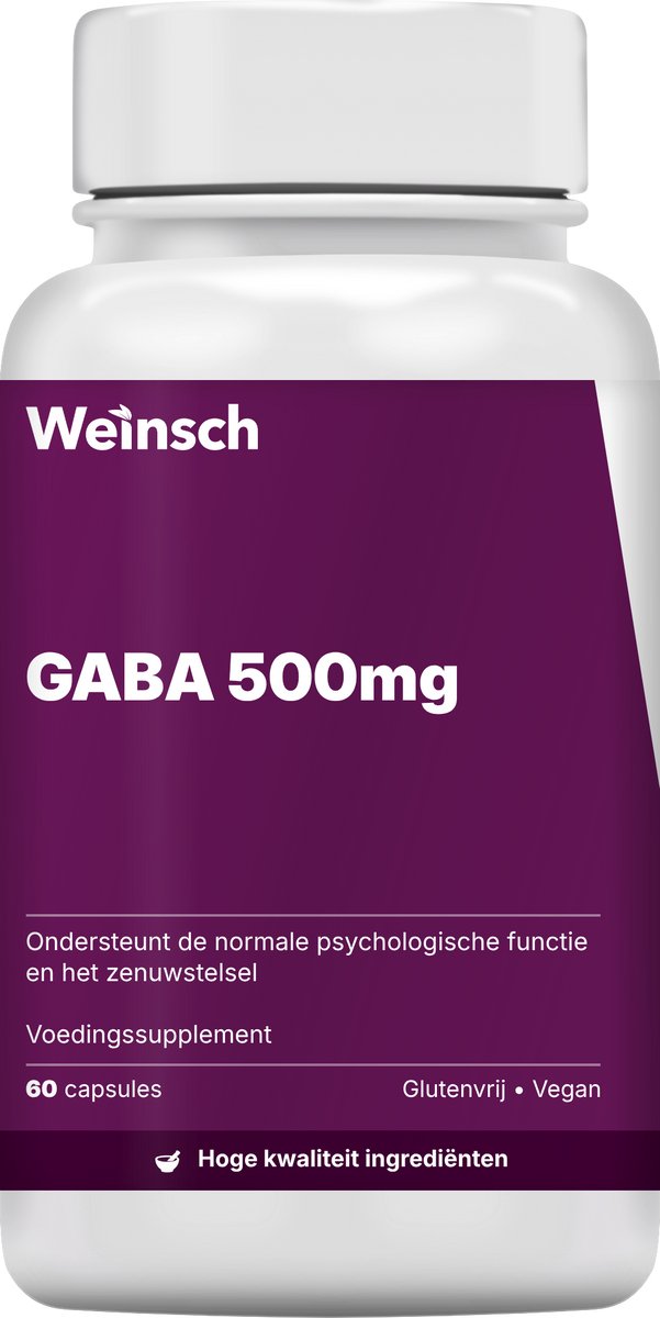 Weinsch GABA 500mg | 730mg | 60 capsules