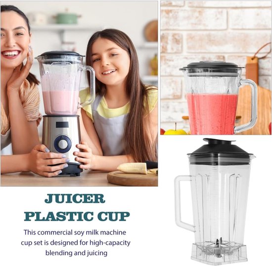 Reservebeker van 2 liter voor commerciële blender - Smoothie container voor optimale mixresultaten, duurzaam en eenvoudig te reinigen — afbeelding 5