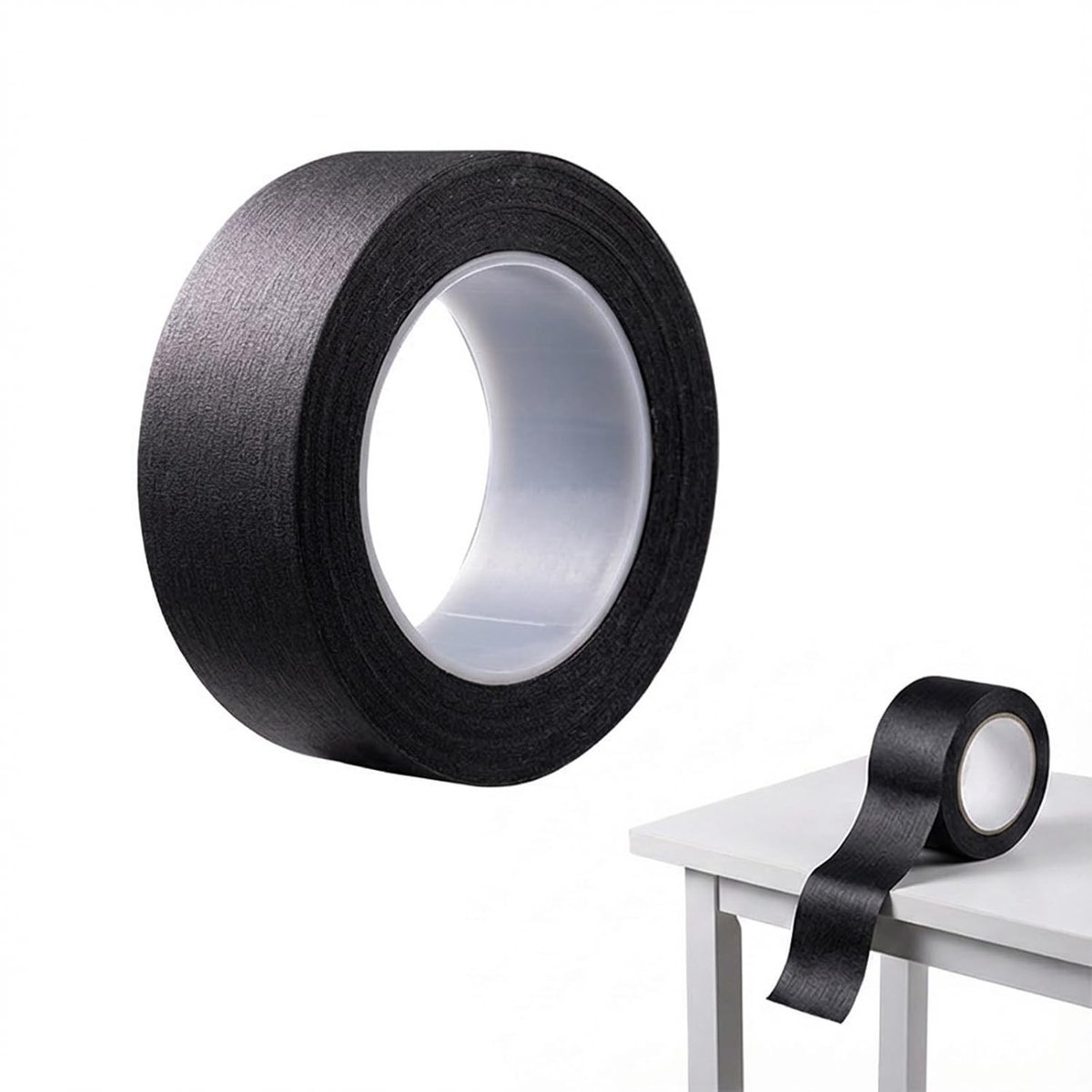 Zwarte Plakband 50 m, Perfect voor Licht tot Gemiddeld Gewicht, Waterdicht en UV-bestendig, Ideaal voor Klussen en Herstellingen