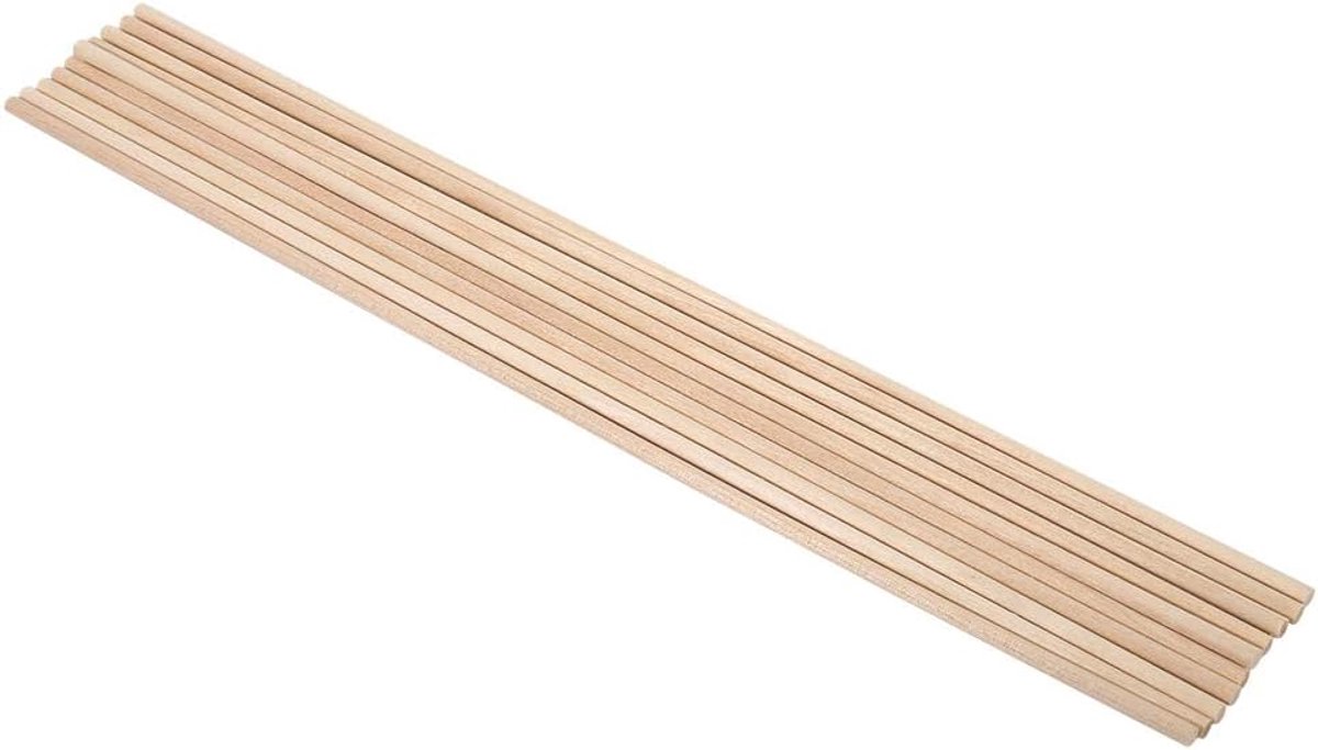 Houten Arts Craft Sticks Pluggen Pole Staven Hoge Dichtheid Lichtgewicht Zoete Bomen Hout tool 5 Maten te Kiezen(4MM*30CM)