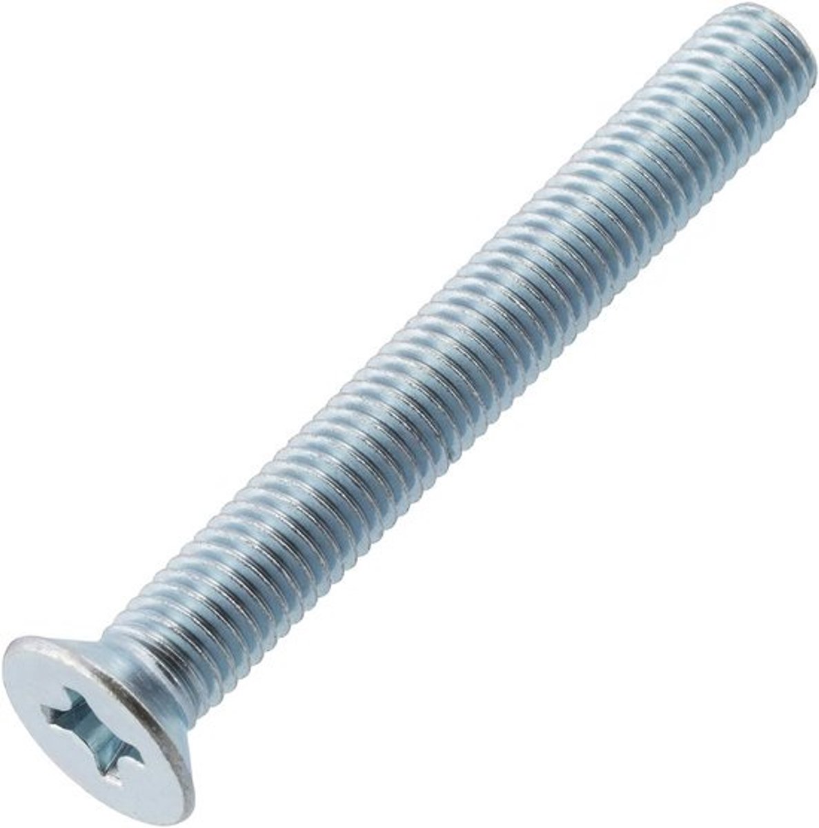 Set van 5 Metalen Schroeven M10x80mm met Senkboorkop PH4 - Gegalvaniseerd