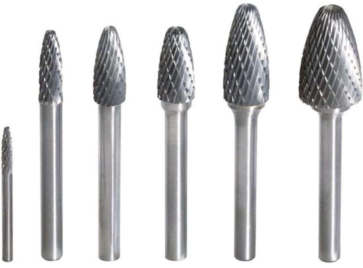 Hardmetalen Freesstift Rondboog Vorm F 3mm voor Bewerking