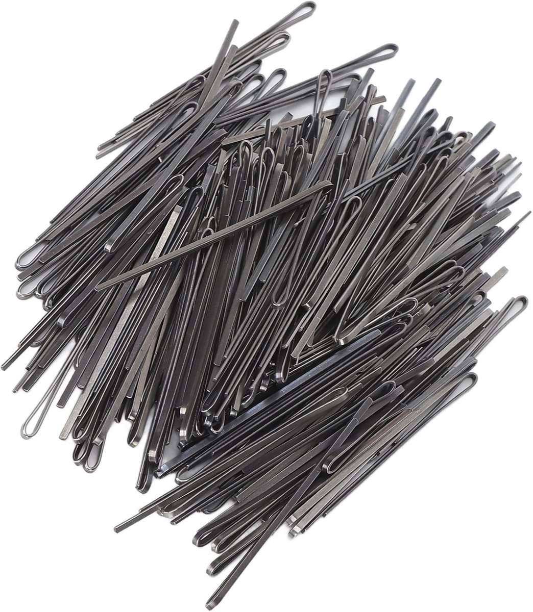 Haarspelden, wasbaar, afgeronde randen, legeringsmateriaal, draagbaar, vrouwen, platte haarspelden, zwart, multifunctioneel, voor make-up, voor thuis, in de salon