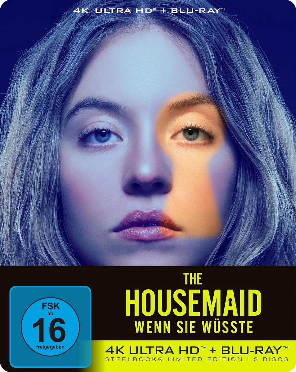 Housemaid - Wenn sie wüsste. UHD + Blu-ray. Limited Steelbook