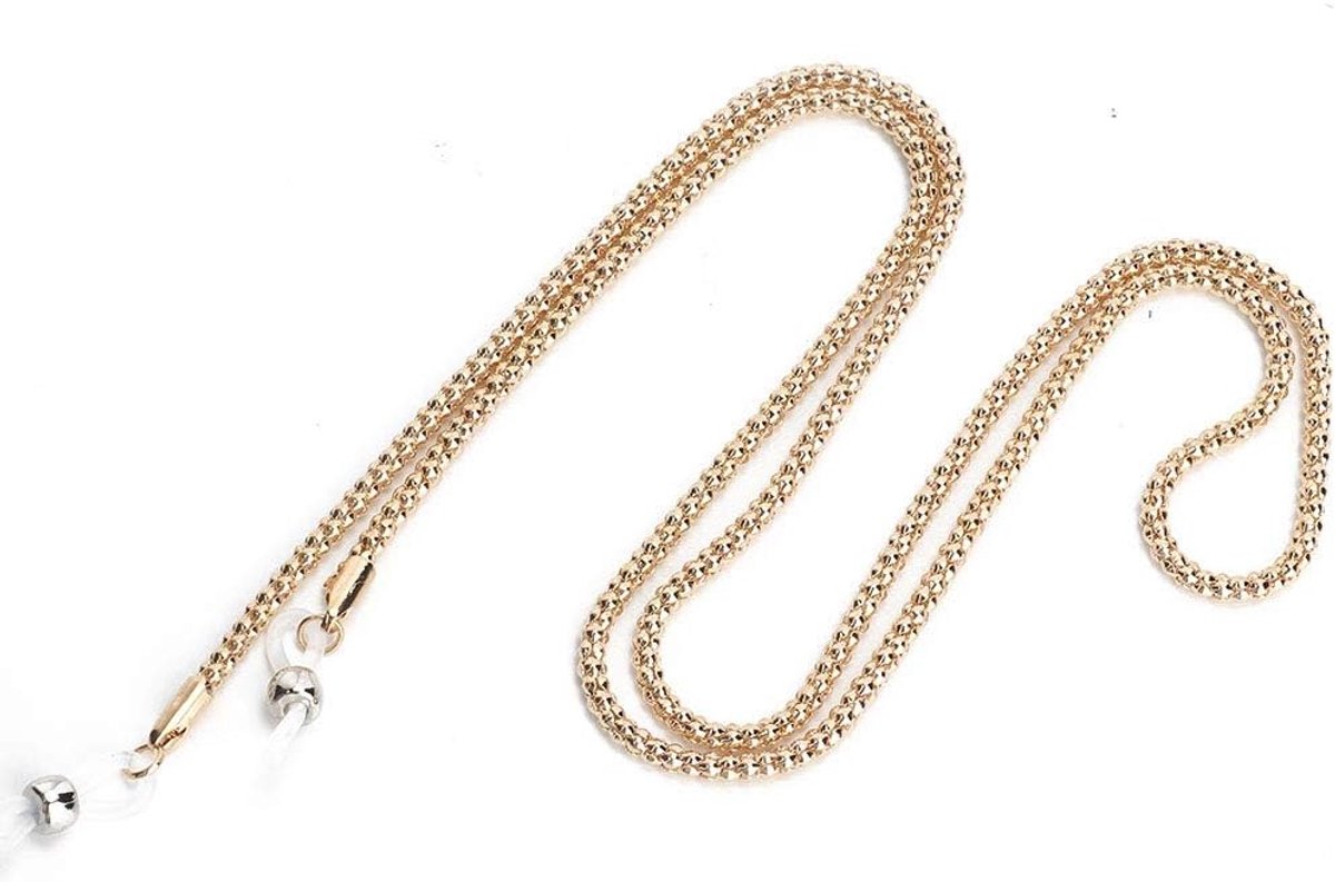 Brillenketting, Gouden Brillenketting Antislip Zonnebrilriem Legering Brillenketting Leesbrilriem Goud