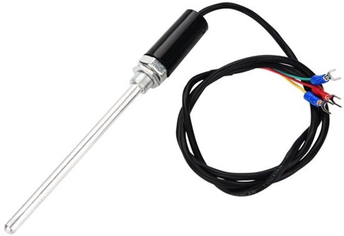Digitale Temperatuursensor PT100 - Waterdichte Thermische Sonde met Kabel voor Nauwkeurige Metingen