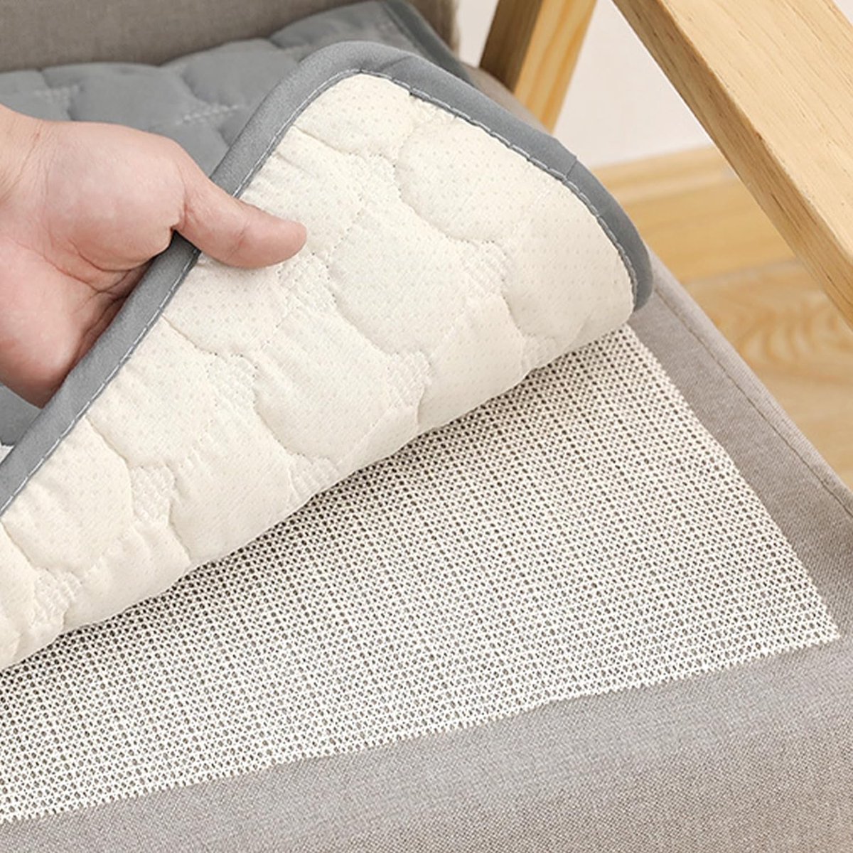 200 x 200 cm, antislipmat, tapijt, antislip onderlegger, tapijt, antislip, op maat te snijden, universeel voor tapijten, antislip onderlegger voor plank, lade, auto, pallet
