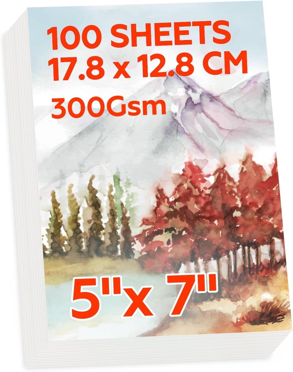 Aquarelpapier 5 * 7 inch
