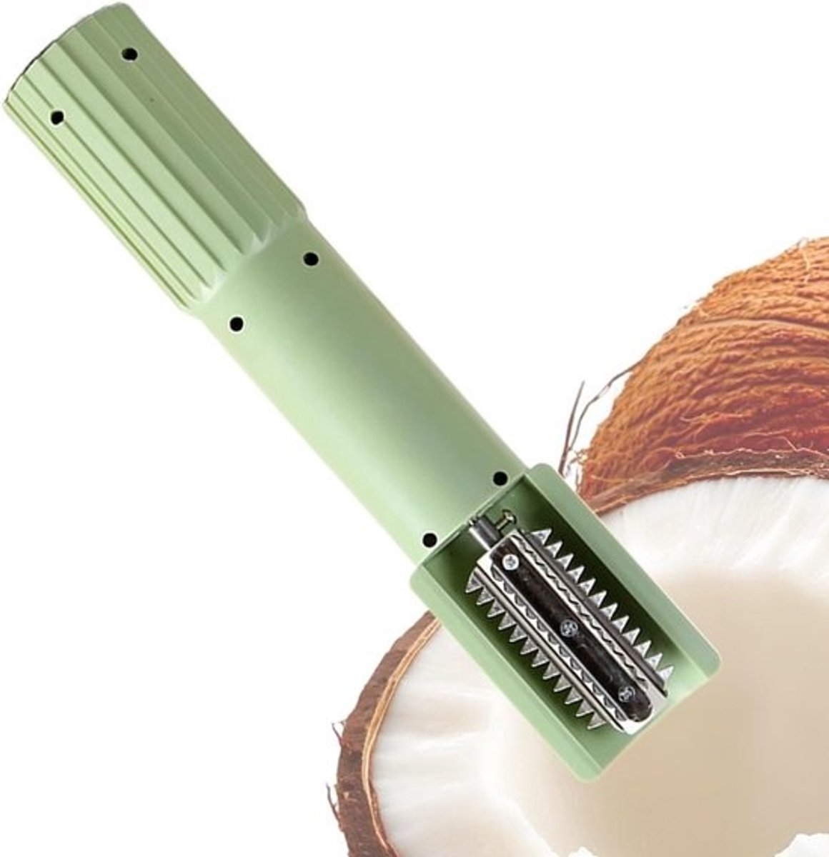 Elektrische Rasp - Keukenrasp Fruit - Maaltijd Voorbereiden - Spatvrije Functie - 24.5 cm - Wit