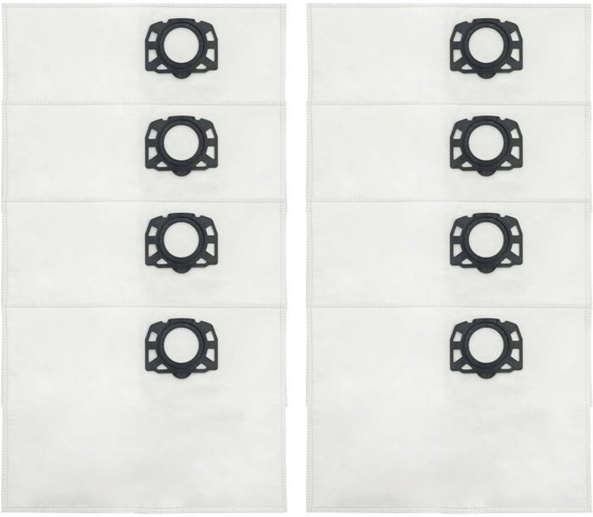 Vervangende zakjes compatibel met Karcher WD2, WD3, KWD3 en SE4002, huishoudelijke artikelen, verpakking van 8