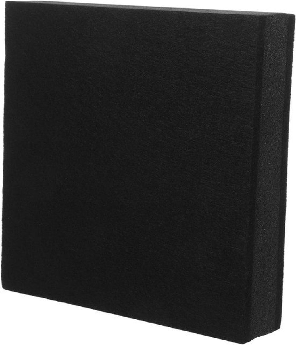 Isolatiepads Luidsprekers - Monitorpads Geluidsdempend - Geluidsverbetering Studio - Hoge Dichtheid Schuim - 20x20x4.8CM - Zwart