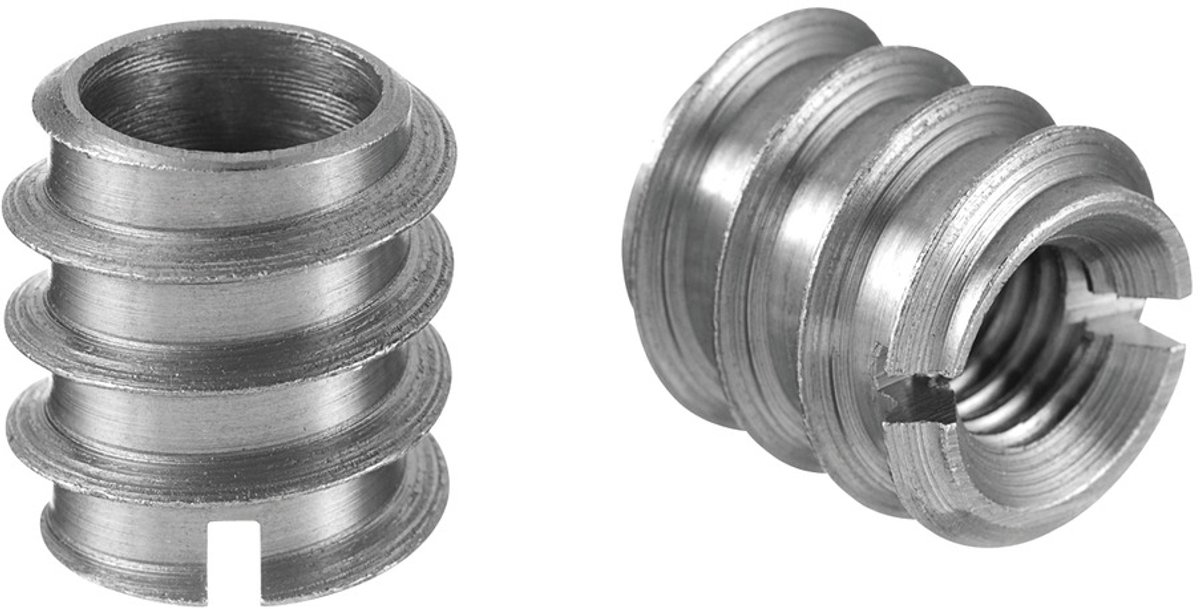 (6 STUKS) M16x25 INSCHROEFMOER (RAMPAMOER) HOUTMOER (RVS-A2) (AISI 304) DIN 7965
