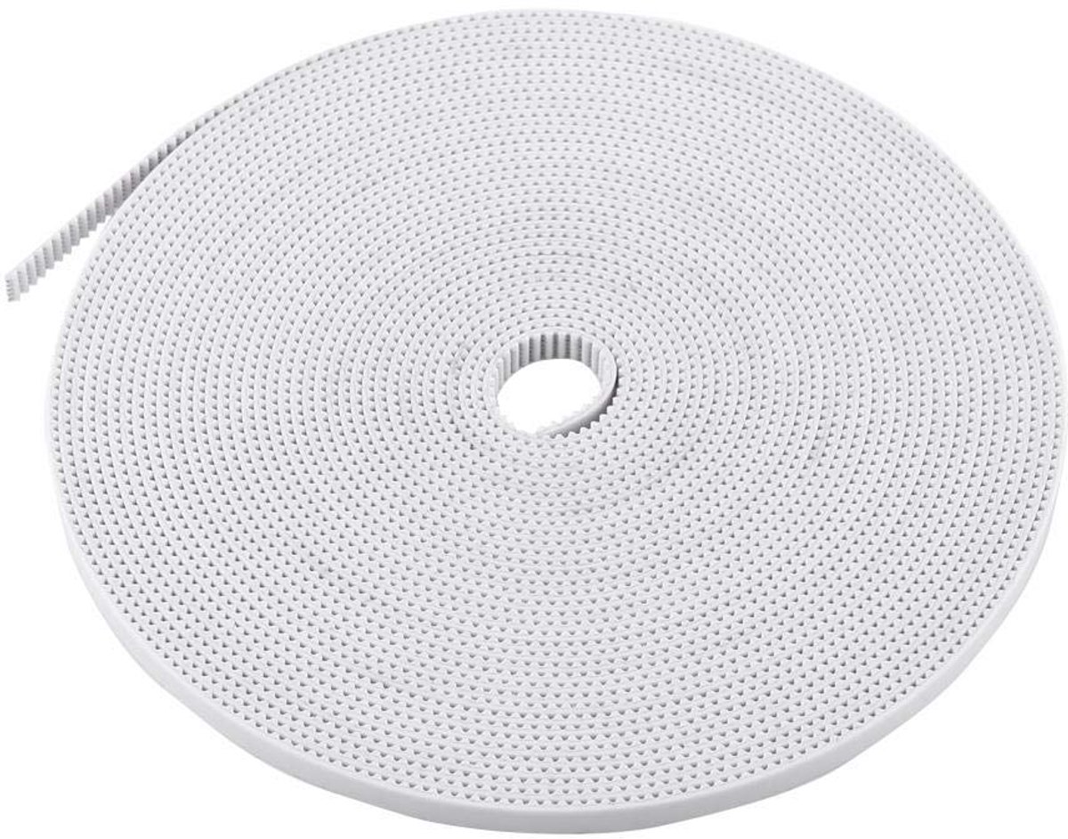 Dailygoods- Aandrijfriem Platenspeler - 10M 2GT-6 - PU Materiaal - Stalen Kern - Antislip - Duurzaam - Flexibel en Sterk