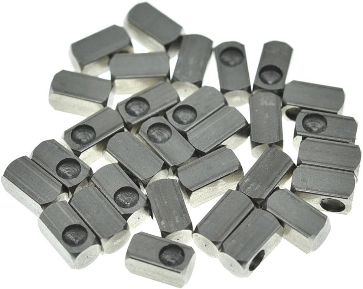 30-Pack RVS Tremolo Bridge String Insert Blok Lock Klem Blokken Past Floyd Rose FR